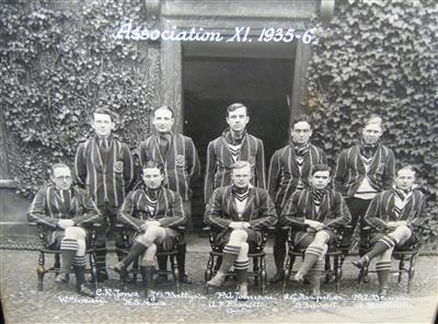 cc01196 1935 football.jpg; cc01196; Association XI 1935-36 Football; Photograph